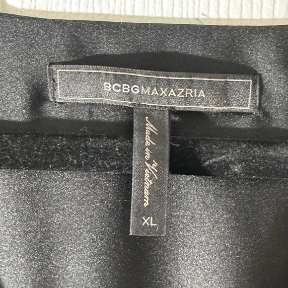 BCBGMaxAzria Black Long Sleeve Dress - Picture 2 of 5